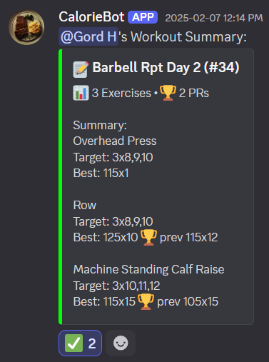 Barbell Workout Demo