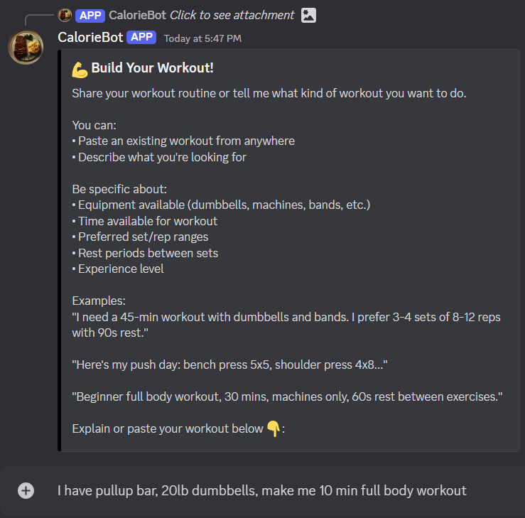 AI Workout Builder Demo